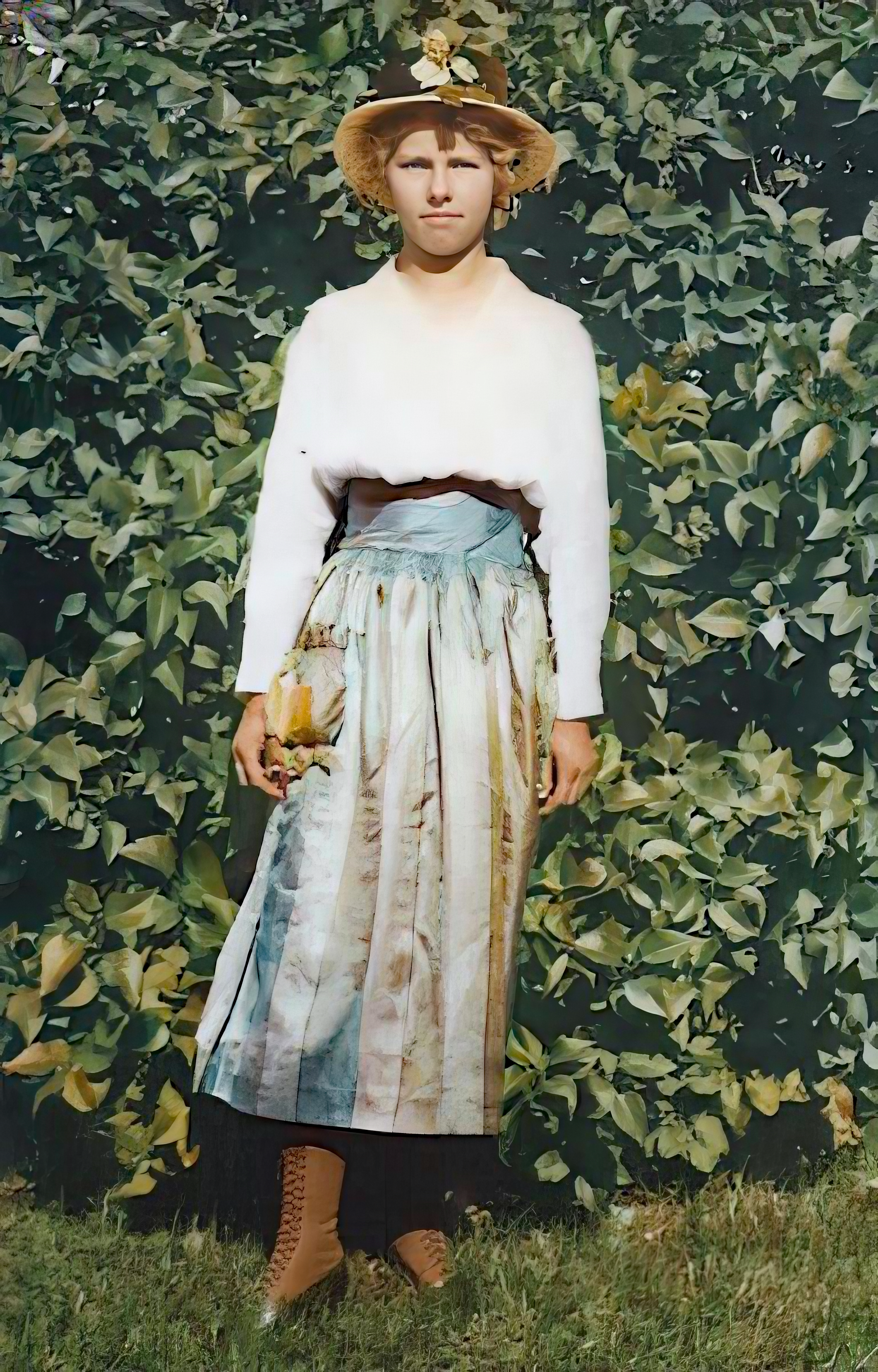 Edith Oleta Kenschull, c. 1918, Carbon County, Montana